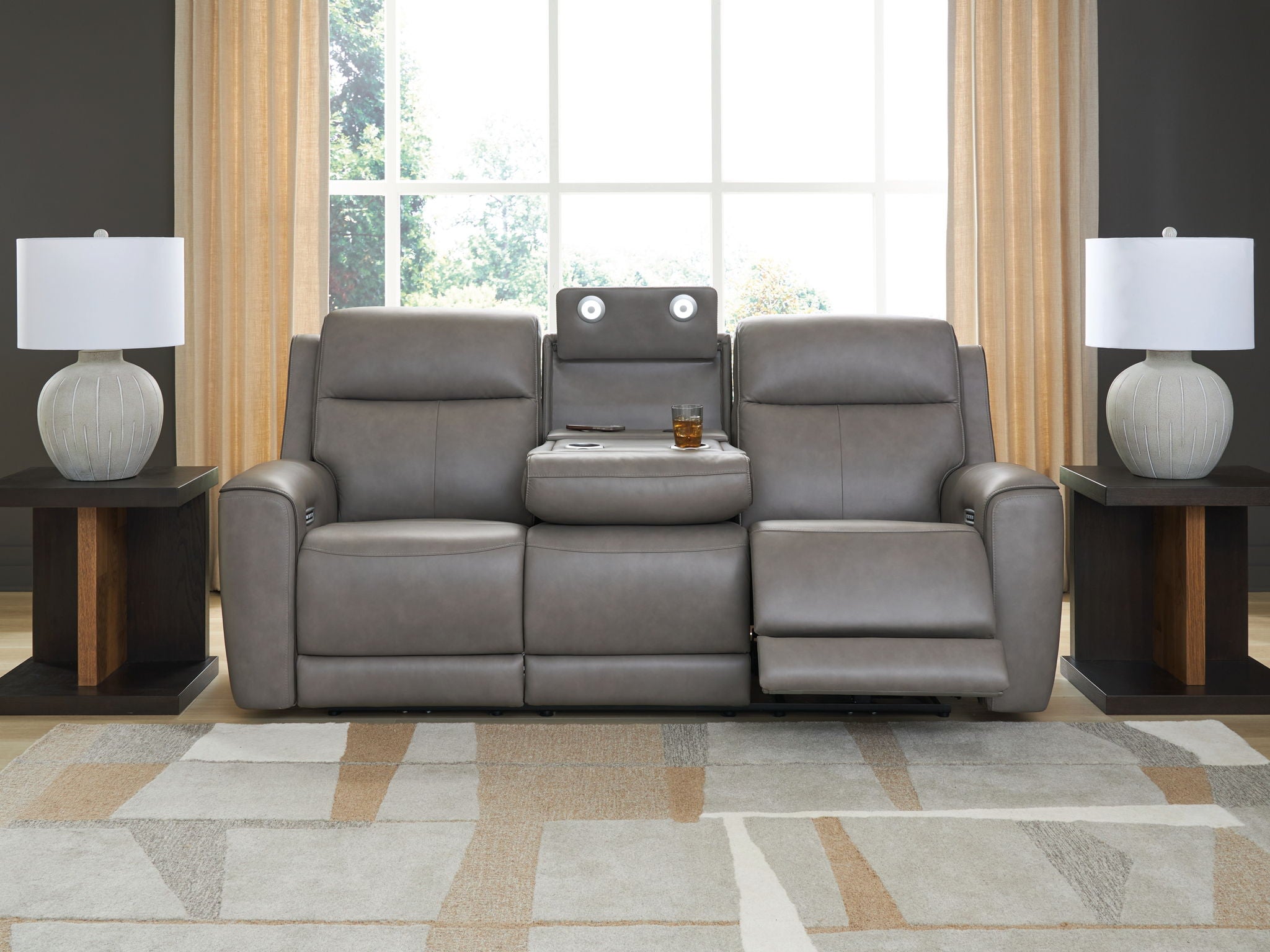 5Z-Comfort - Relaxation - Power Reclining Sofa With Adj Headrest