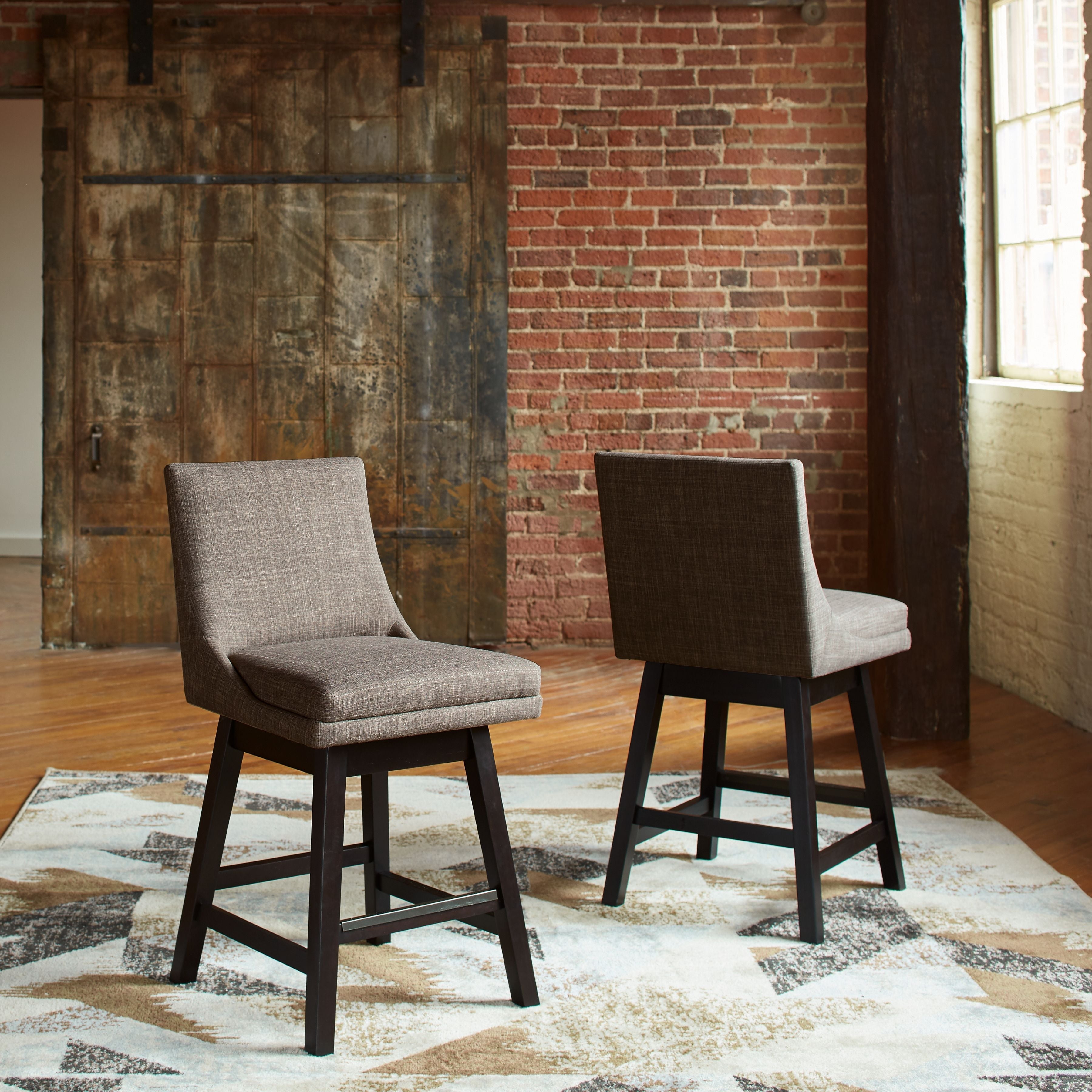 Signature Design by Ashley® Tallenger - Swivel Barstool (Set of 2) | Meri Furniture
