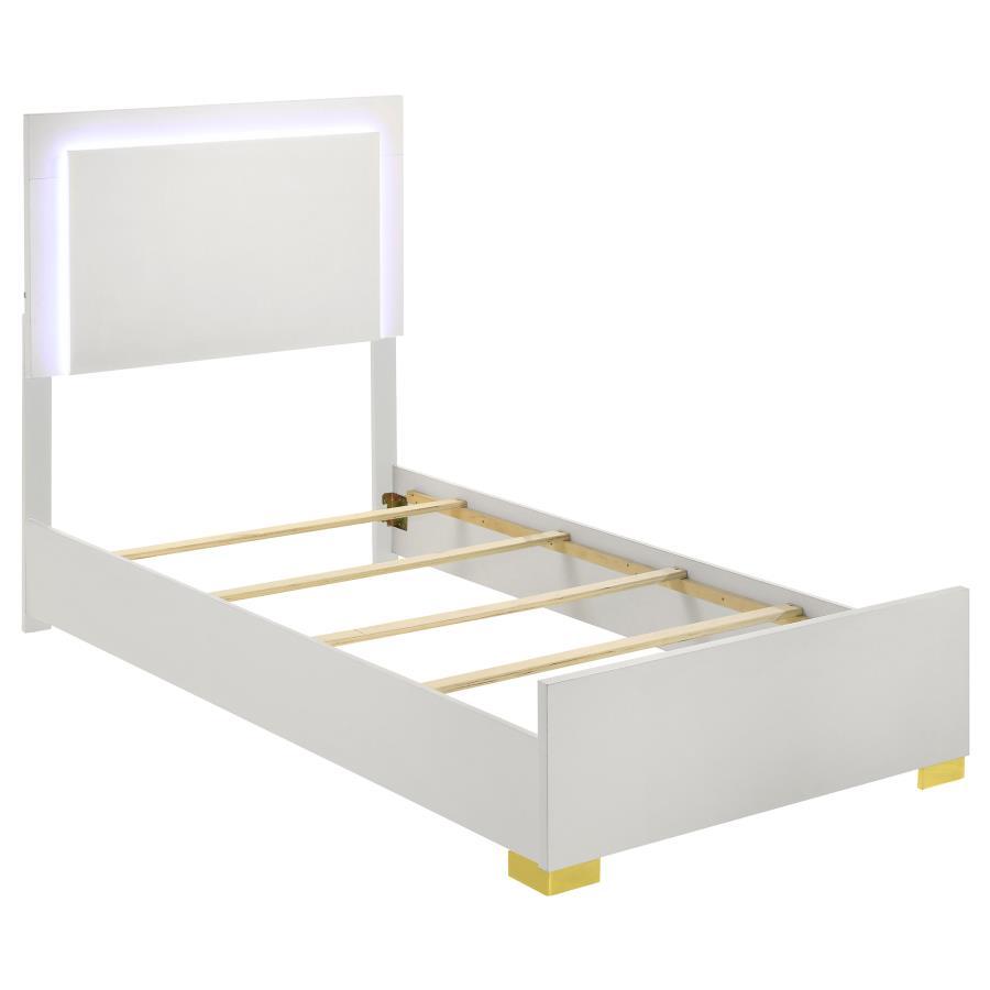 Coaster Fine Furniture Marceline - Wood LED Panel Bed | Meri Furniture
