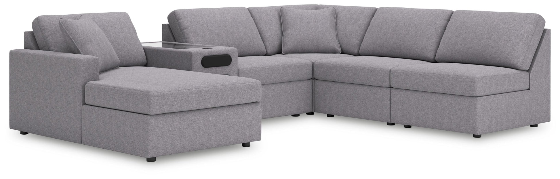 Signature Design by Ashley® Modmax - Granite - Sectional | Meri Furniture