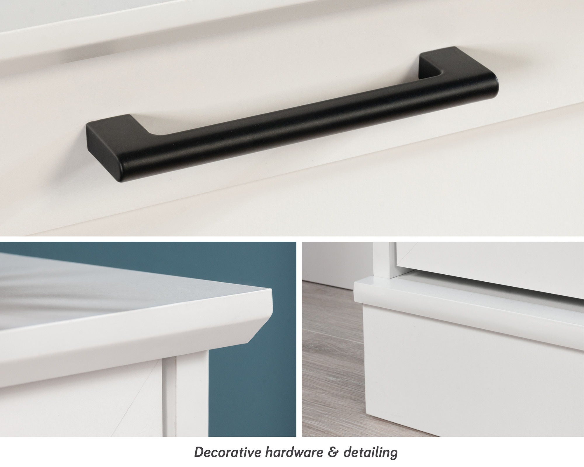 Narrow Shoe Cabinet with Flip Door in White
