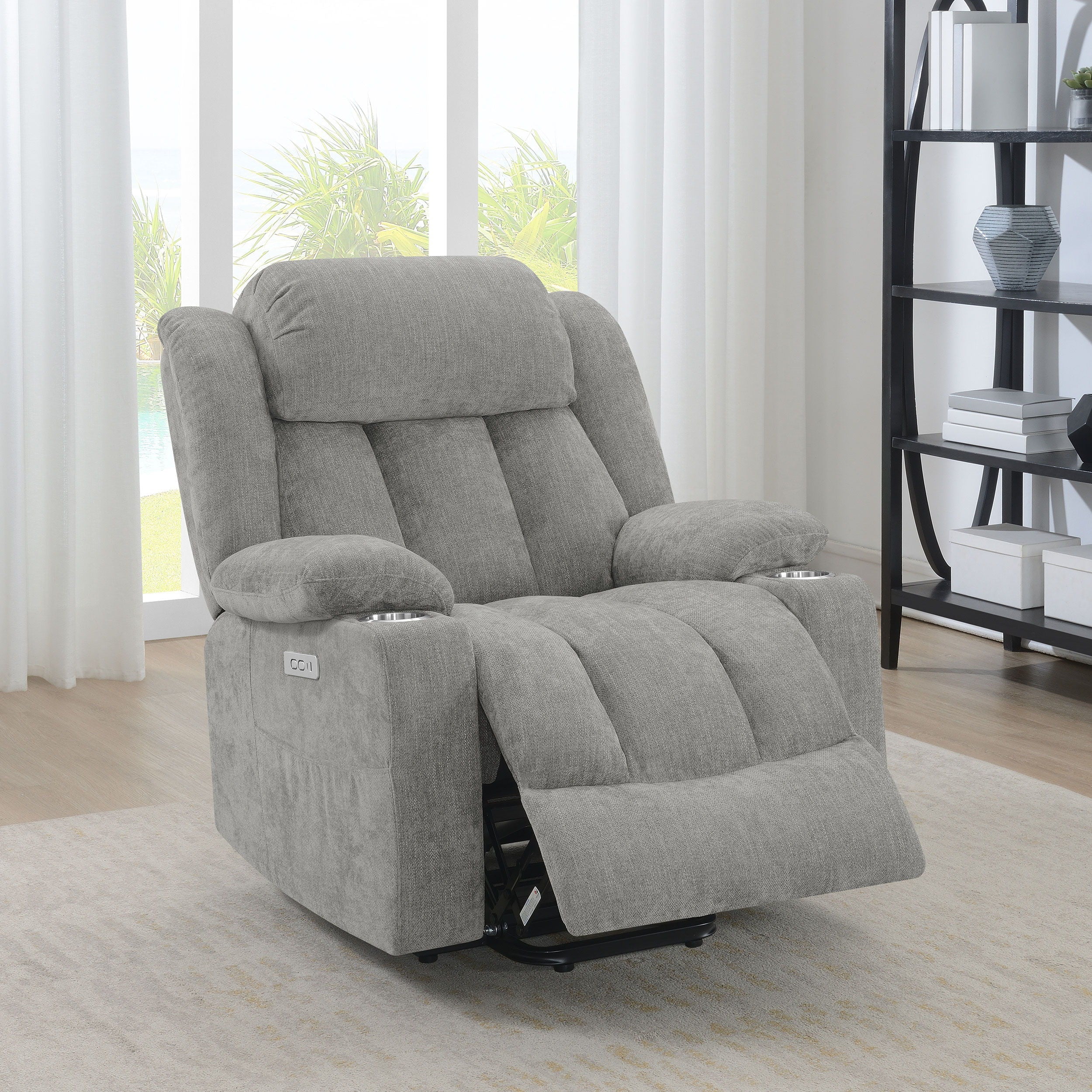 Coaster Fine Furniture Houston - Upholstered Power Lift Recliner Chair | Meri Furniture