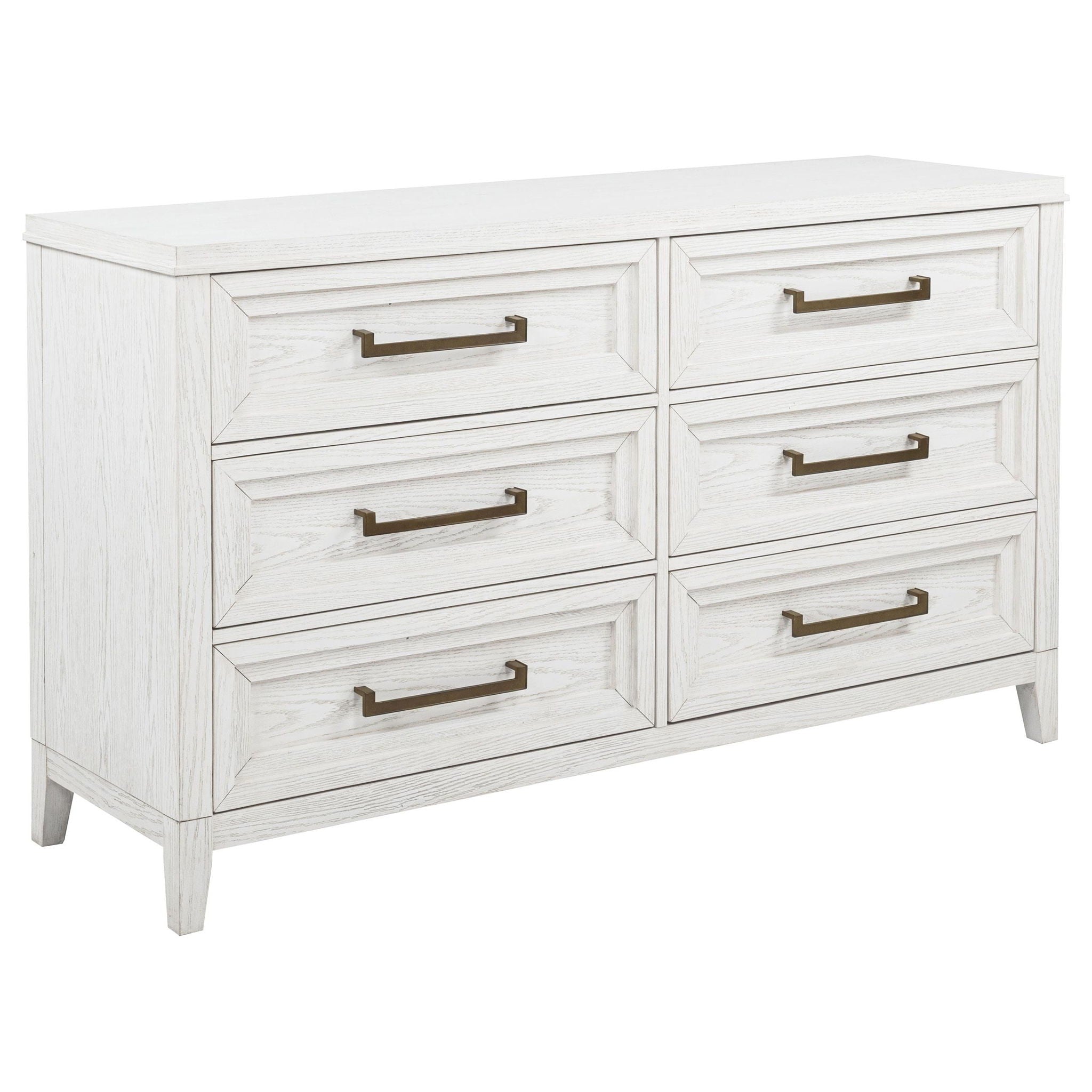 Marielle 4-piece Cal King Bedroom Set Distressed White