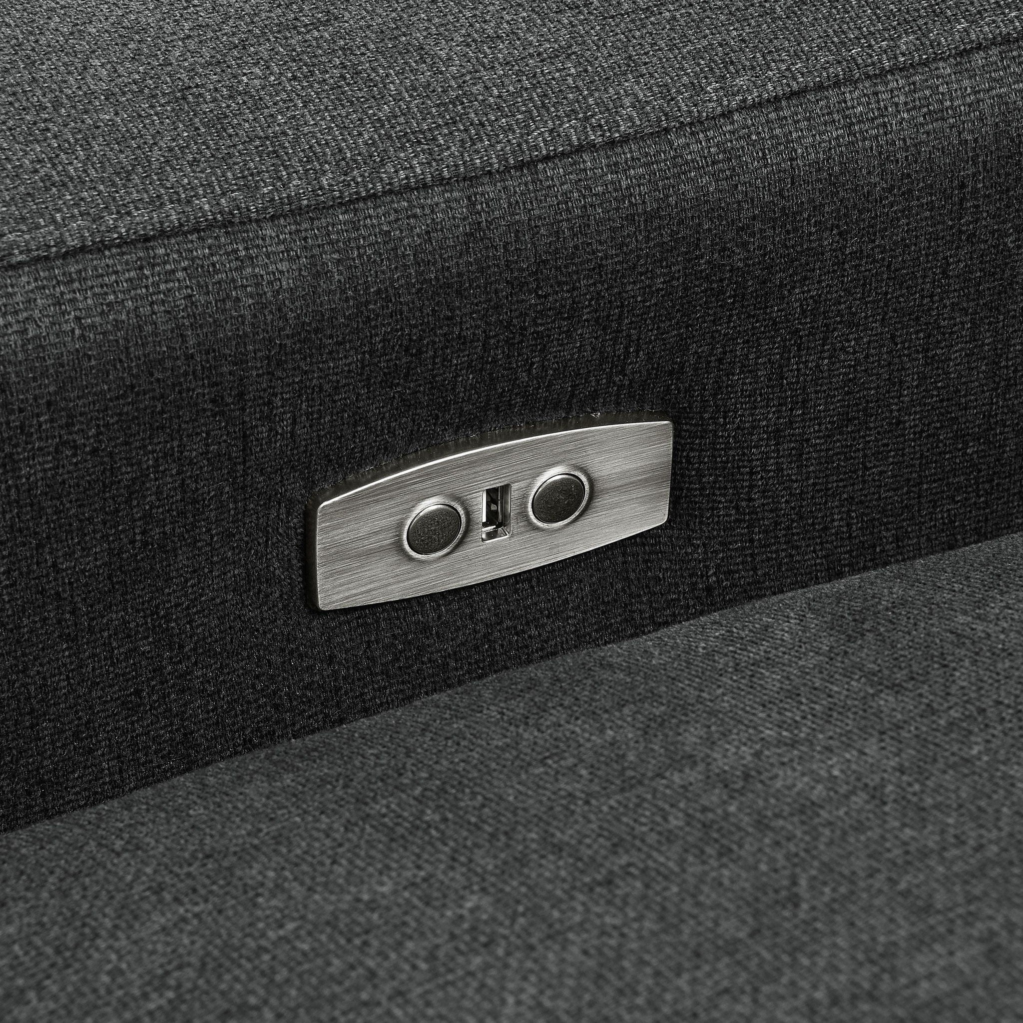 Collins Modular LAF Power Recliner Dark Grey
