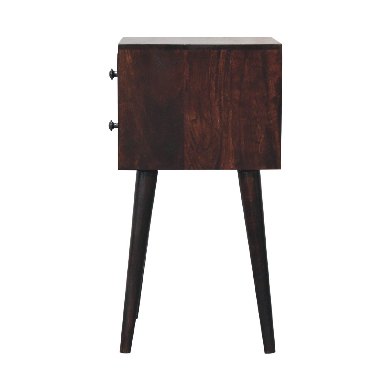 Mini 2 Drawer Nightstand - Walnut