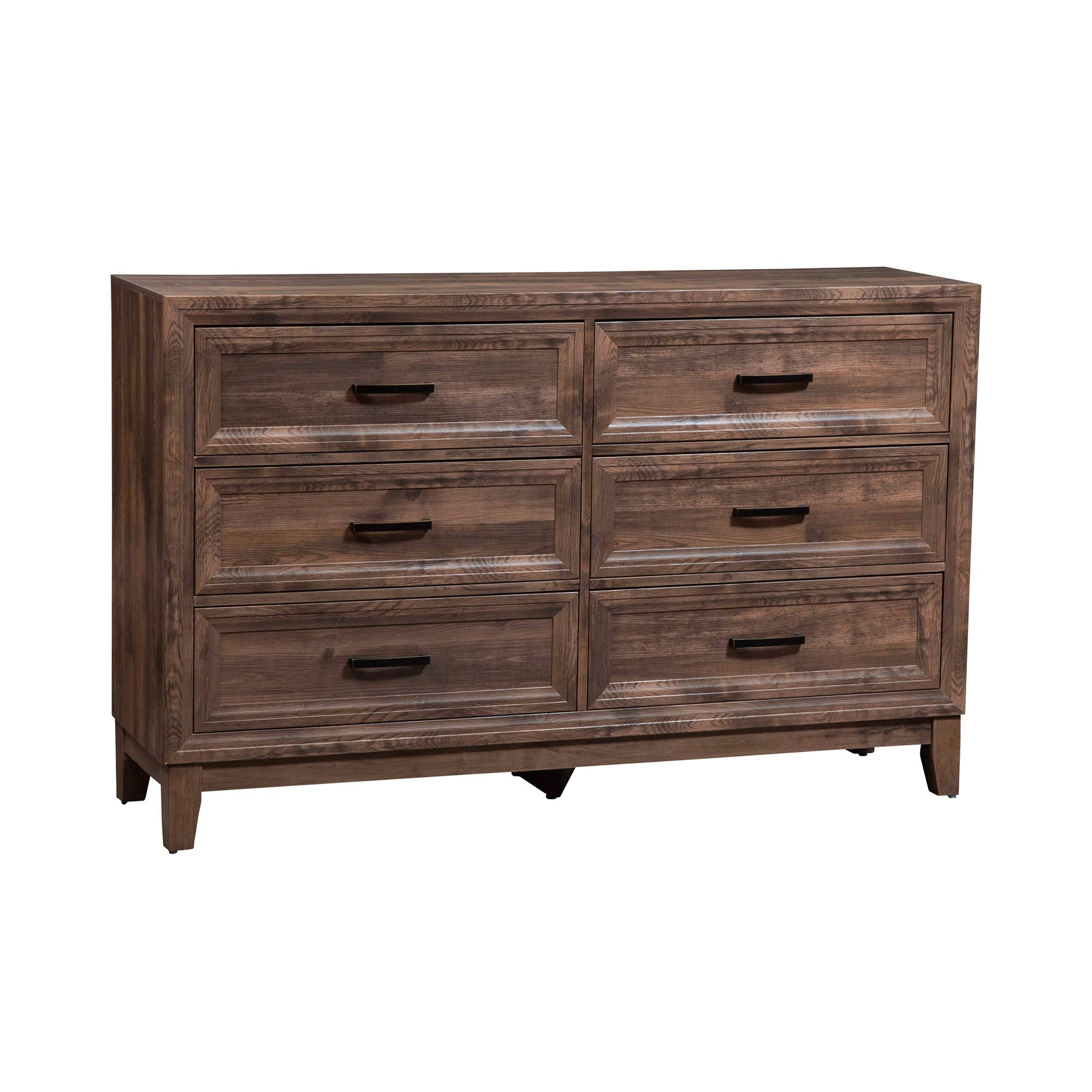 Liberty Furniture Ridgecrest - 6 Drawer Dresser - Light Brown | Meri Furniture