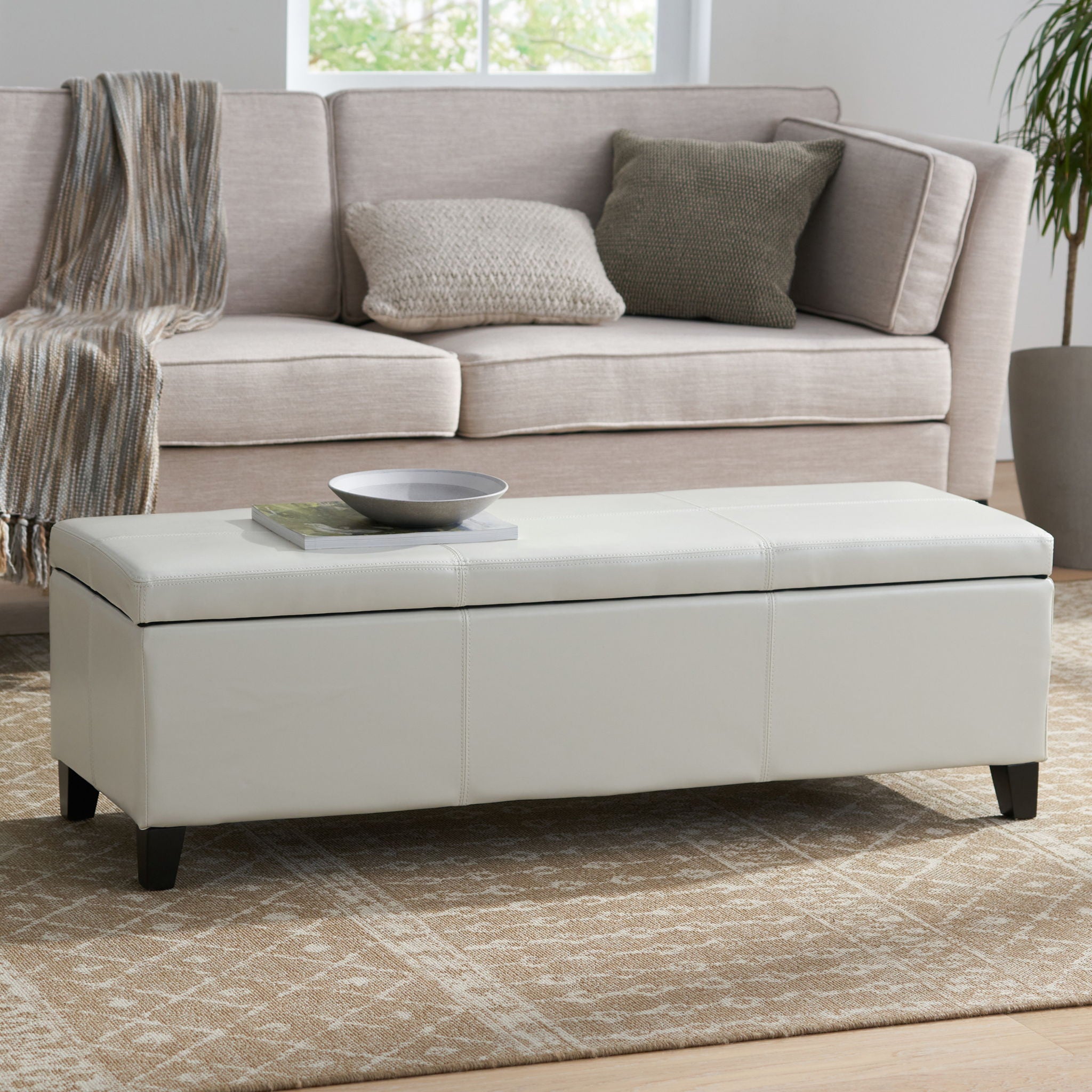 Glouster - Contemporary Storage Ottoman