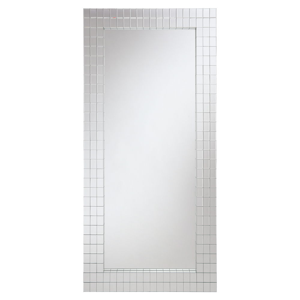 ACME Dominic - Accent Mirror - Pearl Silver | Meri Furniture