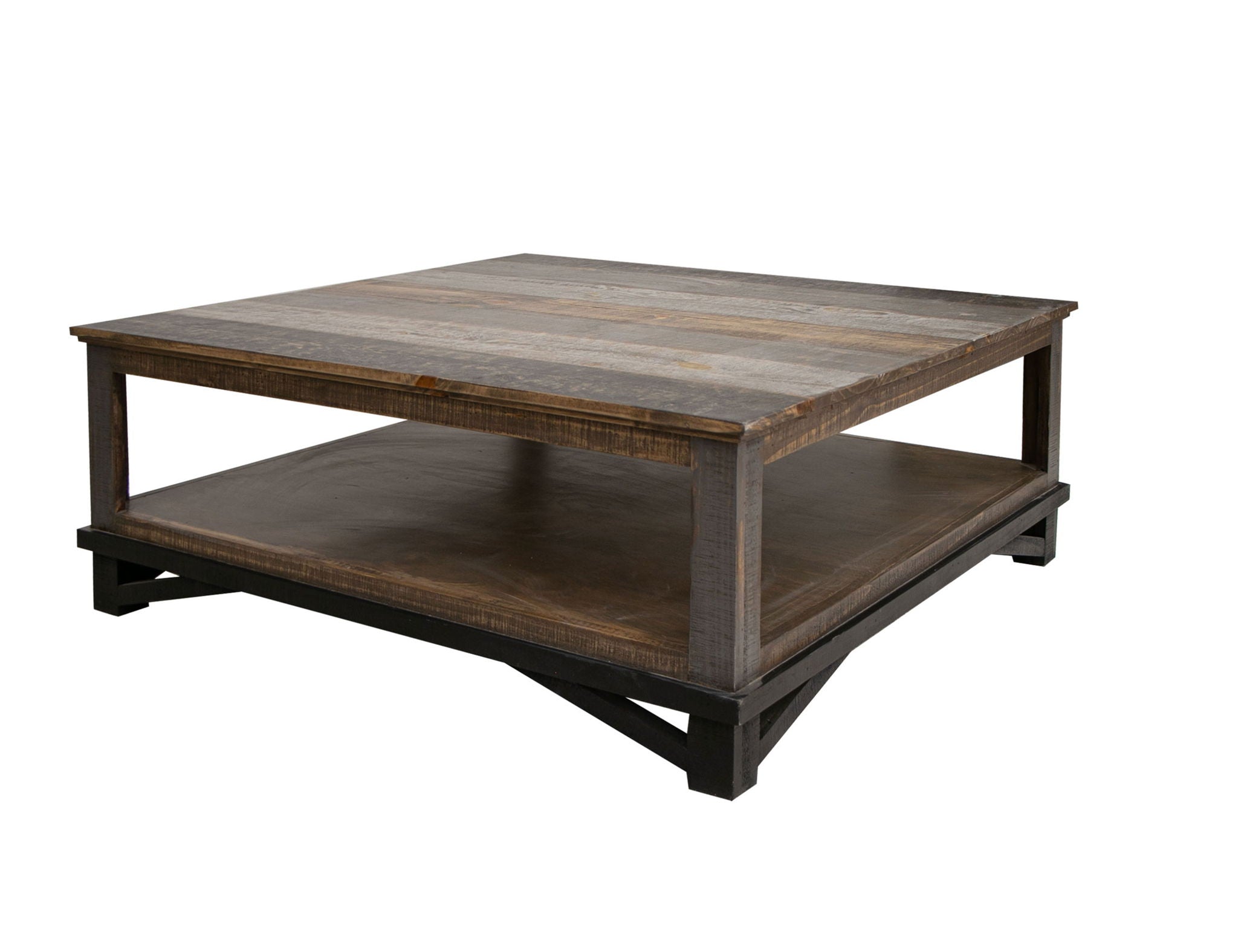 Loft - Cocktail Table - Two Tone Gray / Brown