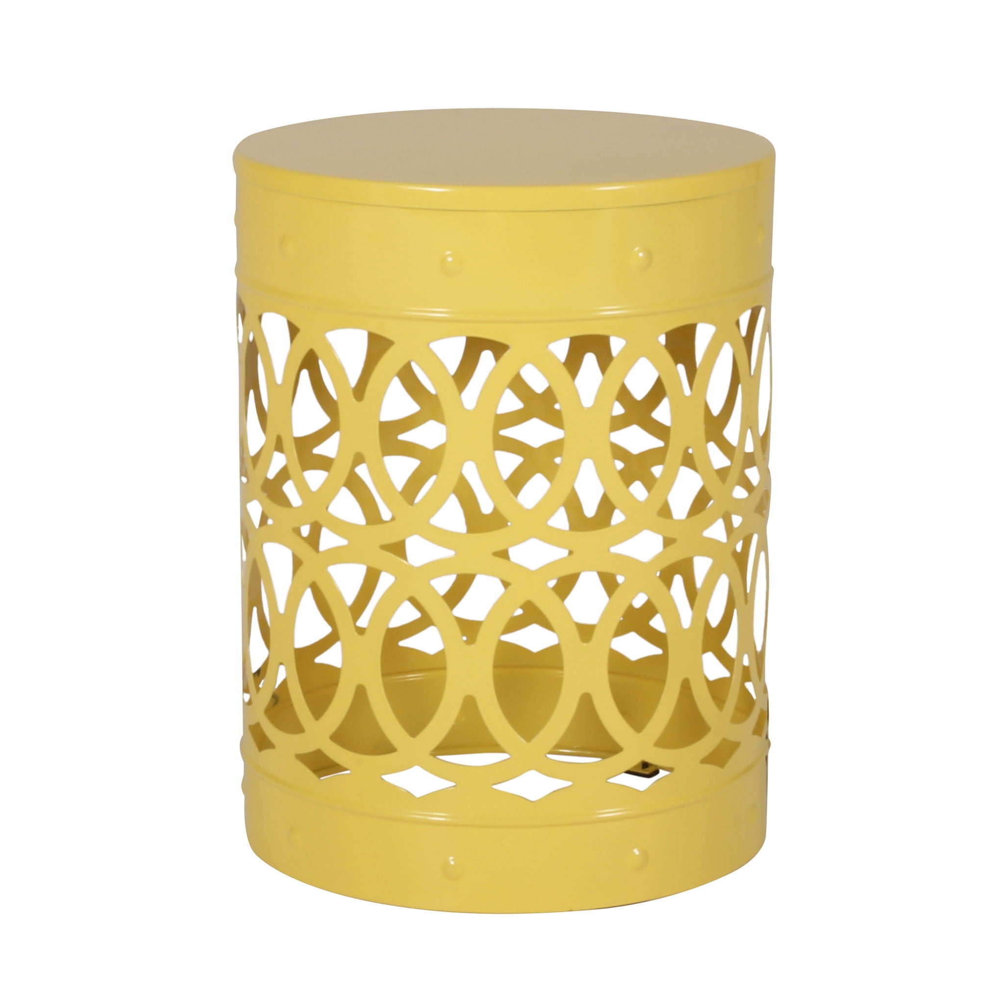 Outdoor Metal S/2 End Table