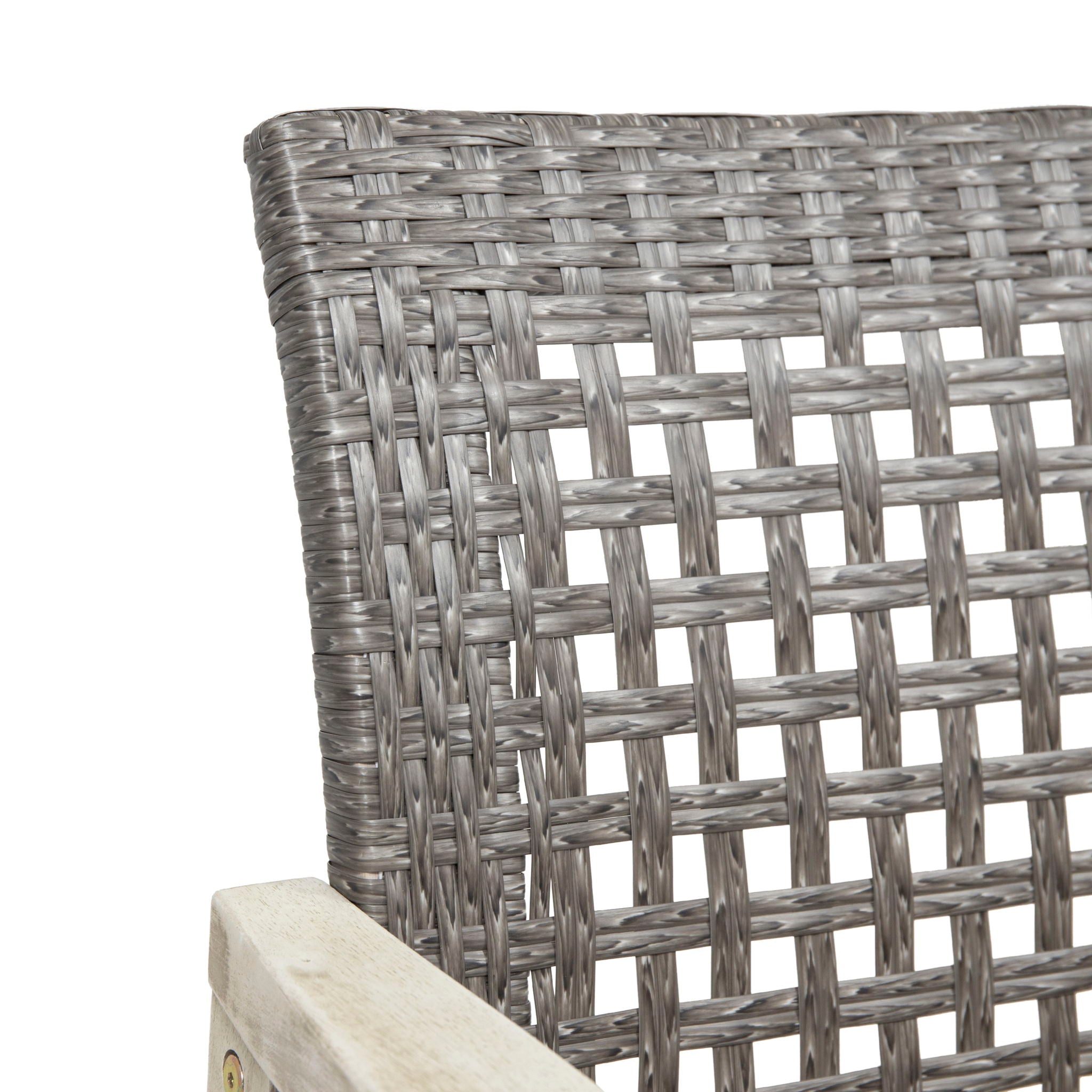 Outdoor Dining Chair Acacia Wood Frame (Set of 2)