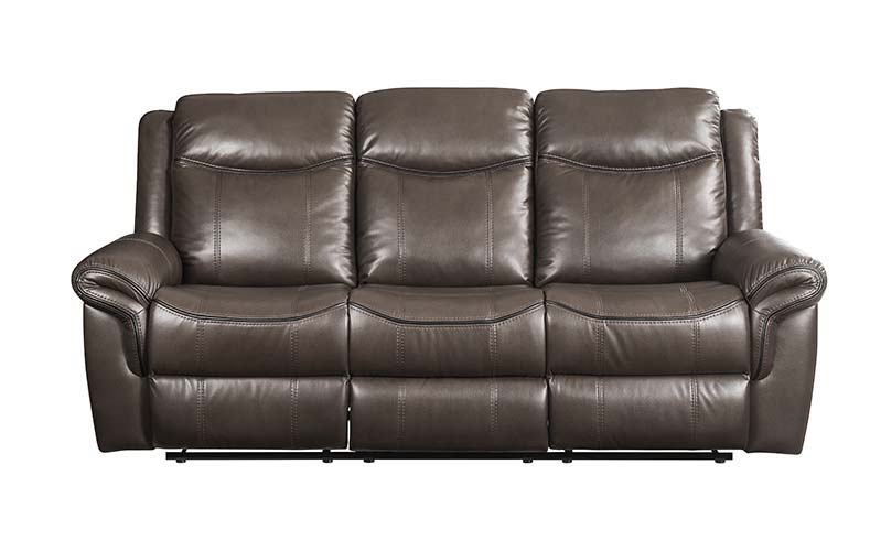 ACME Lydia - Sofa - Brown Leather Aire | Meri Furniture