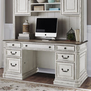 Liberty Furniture Magnolia Manor - Credenza - White - Framed Drawers | Meri Furniture