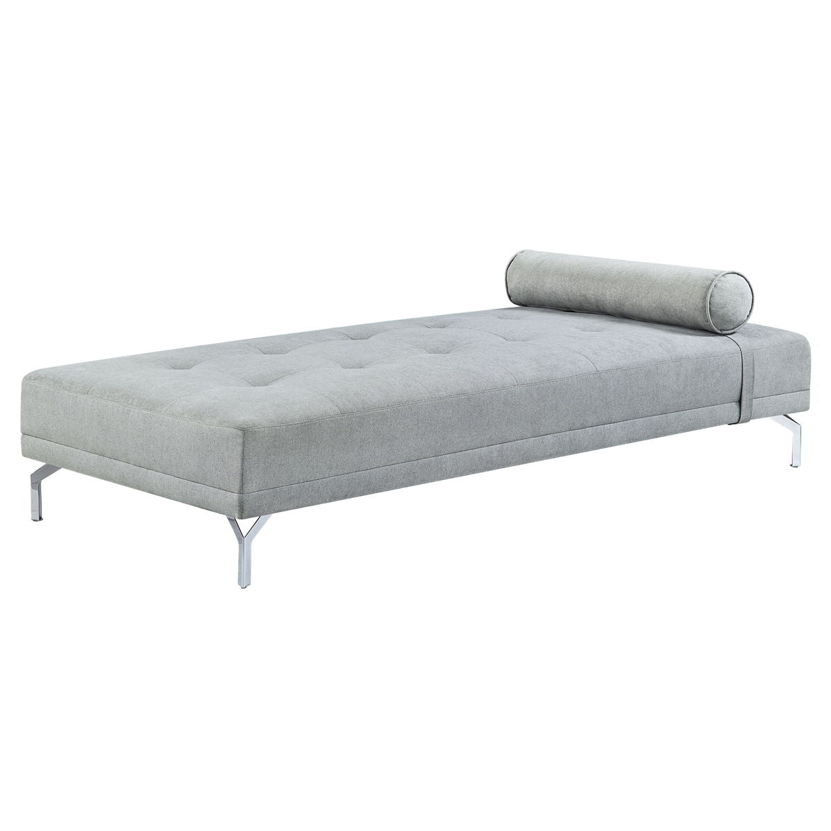 ACME Quenti - Futon - Gray Melange Velvet | Meri Furniture