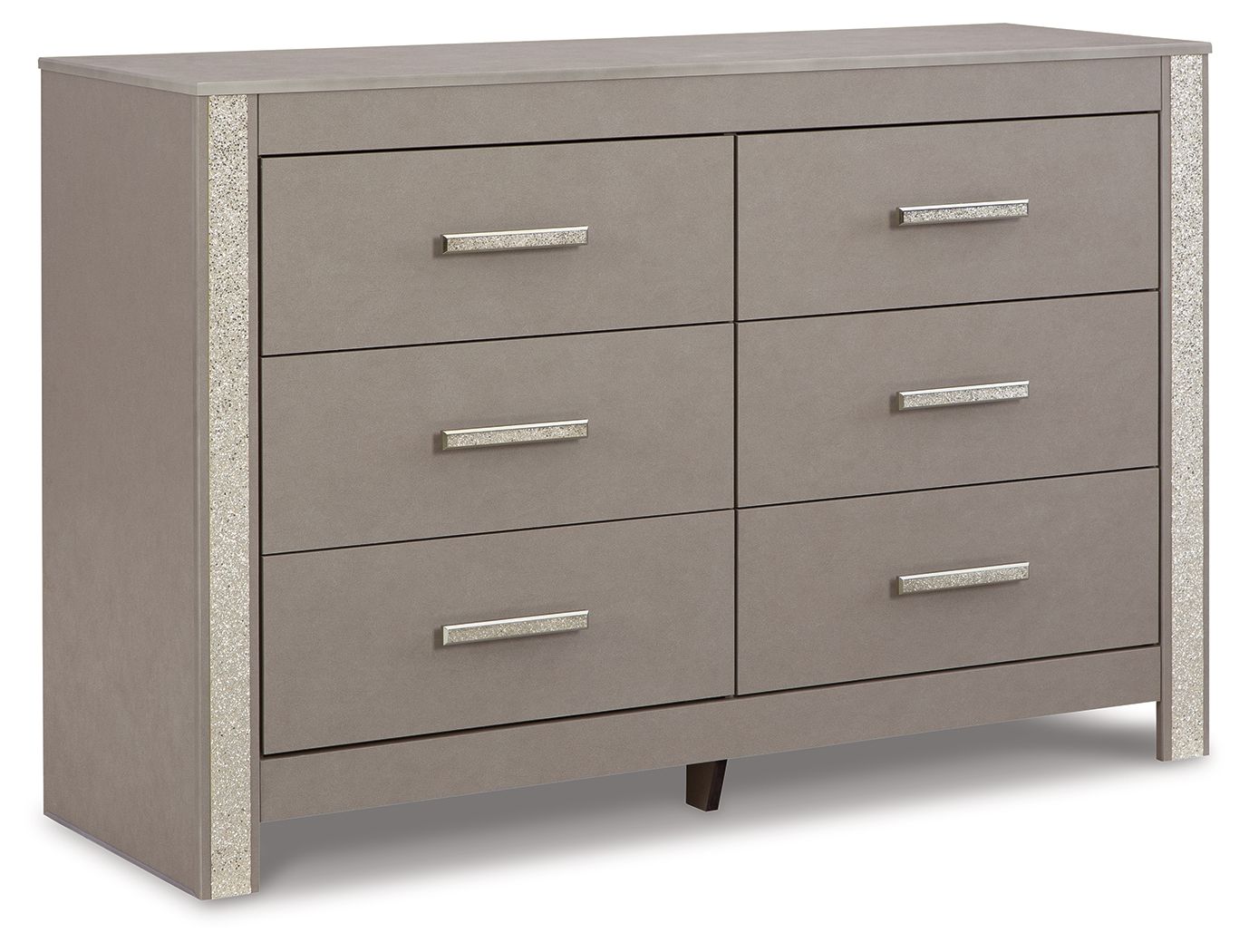 Signature Design by Ashley® Surancha - Gray - Six Drawer Dresser | Meri Furniture