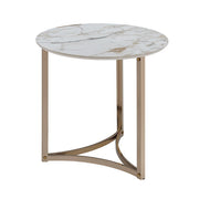 ACME Zaidee - End Table - Sintered Champagne | Meri Furniture