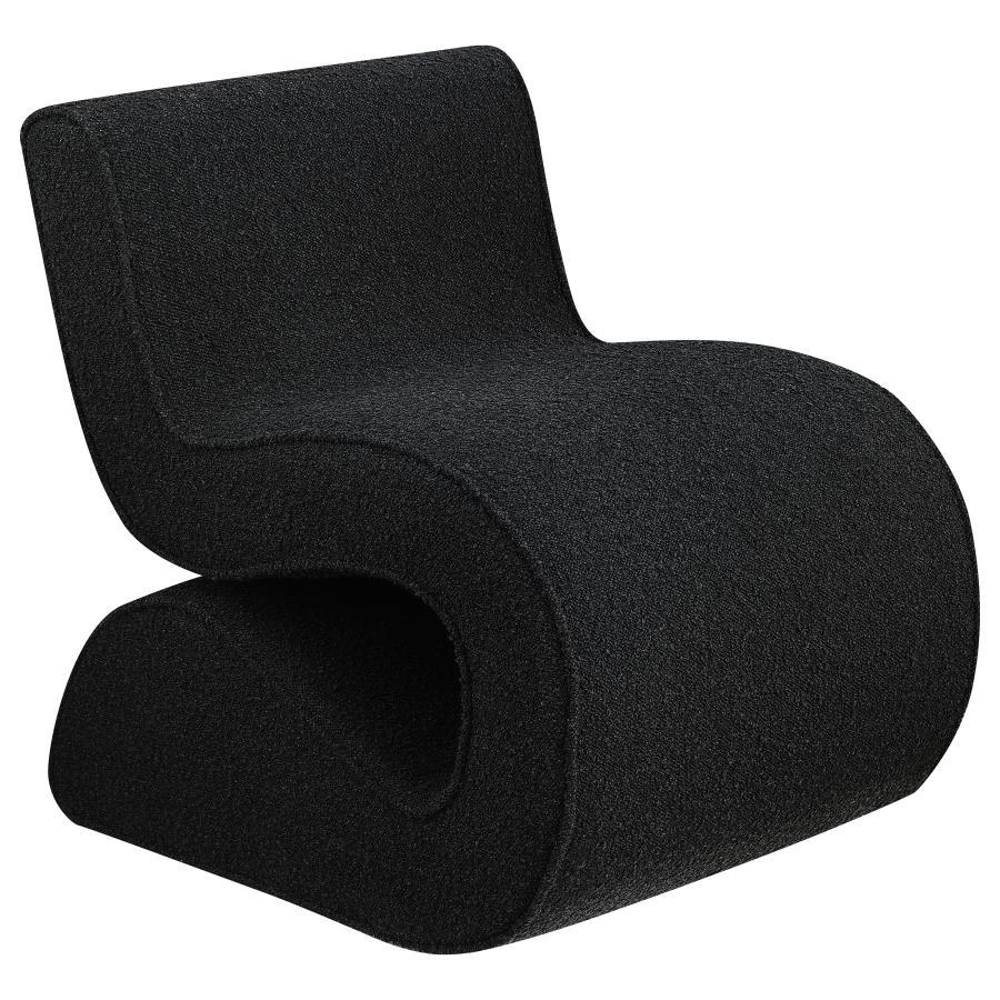 Coaster Fine Furniture Ronea - Boucle Upholstered Armless Curved Chair | Meri Furniture