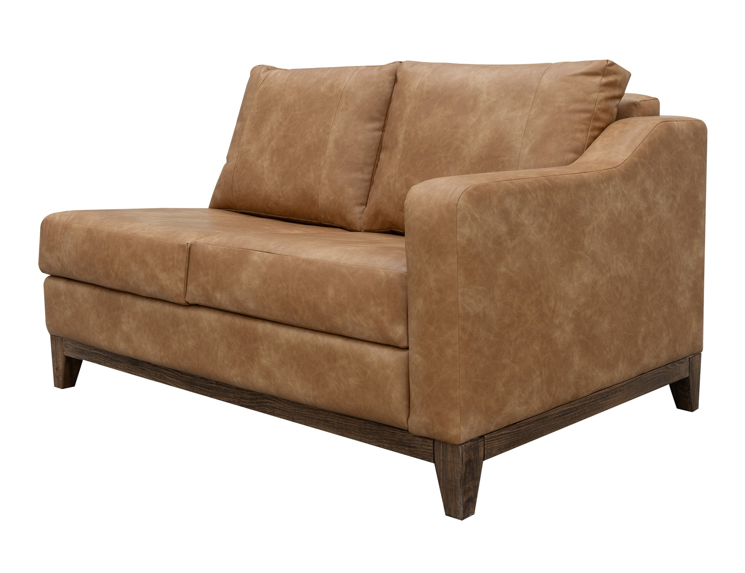 International Furniture Direct Olivo - RAF Loveseat - Orange | Meri Furniture