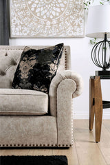 Furniture of America Marvin - Loveseat - Pewter | Meri Furniture