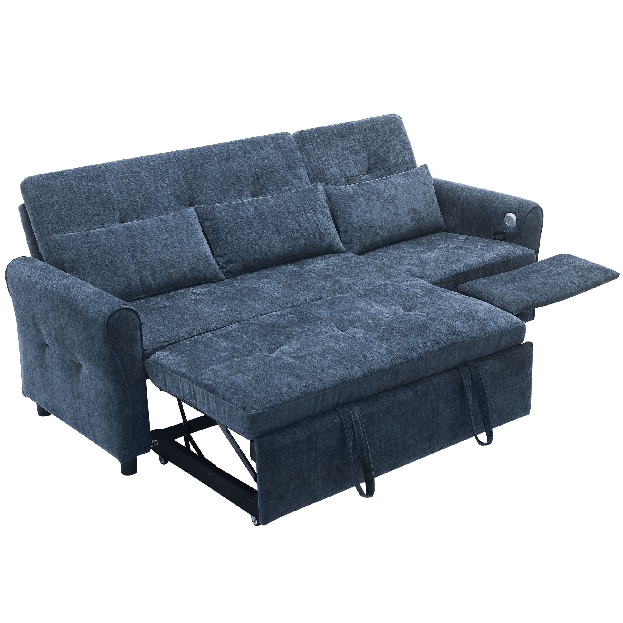 3 Seater Sofa Bed And Reversible Recliner