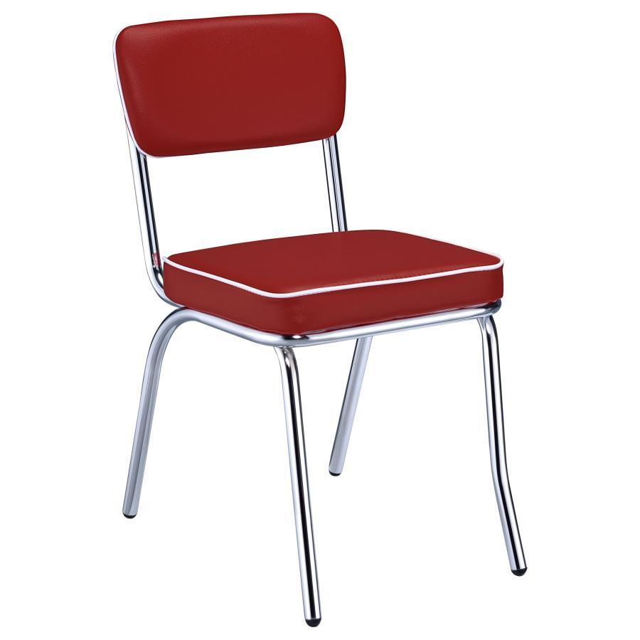 Coaster Fine Furniture Retro - Upholstered Dining Side Chair (Set of 2) | Meri Furniture