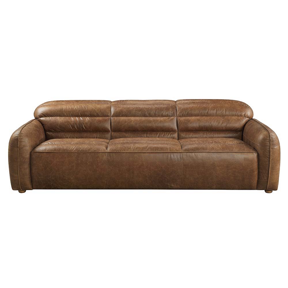 ACME Rafer - Sofa - Cocoa Top Grain Leather | Meri Furniture
