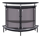 Amarillo - Freestanding Glass Top Home Bar Wine Cabinet