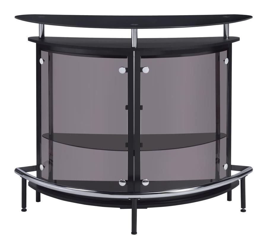 Coaster Fine Furniture Amarillo - Freestanding Glass Top Home Bar Wine Cabinet | Meri Furniture