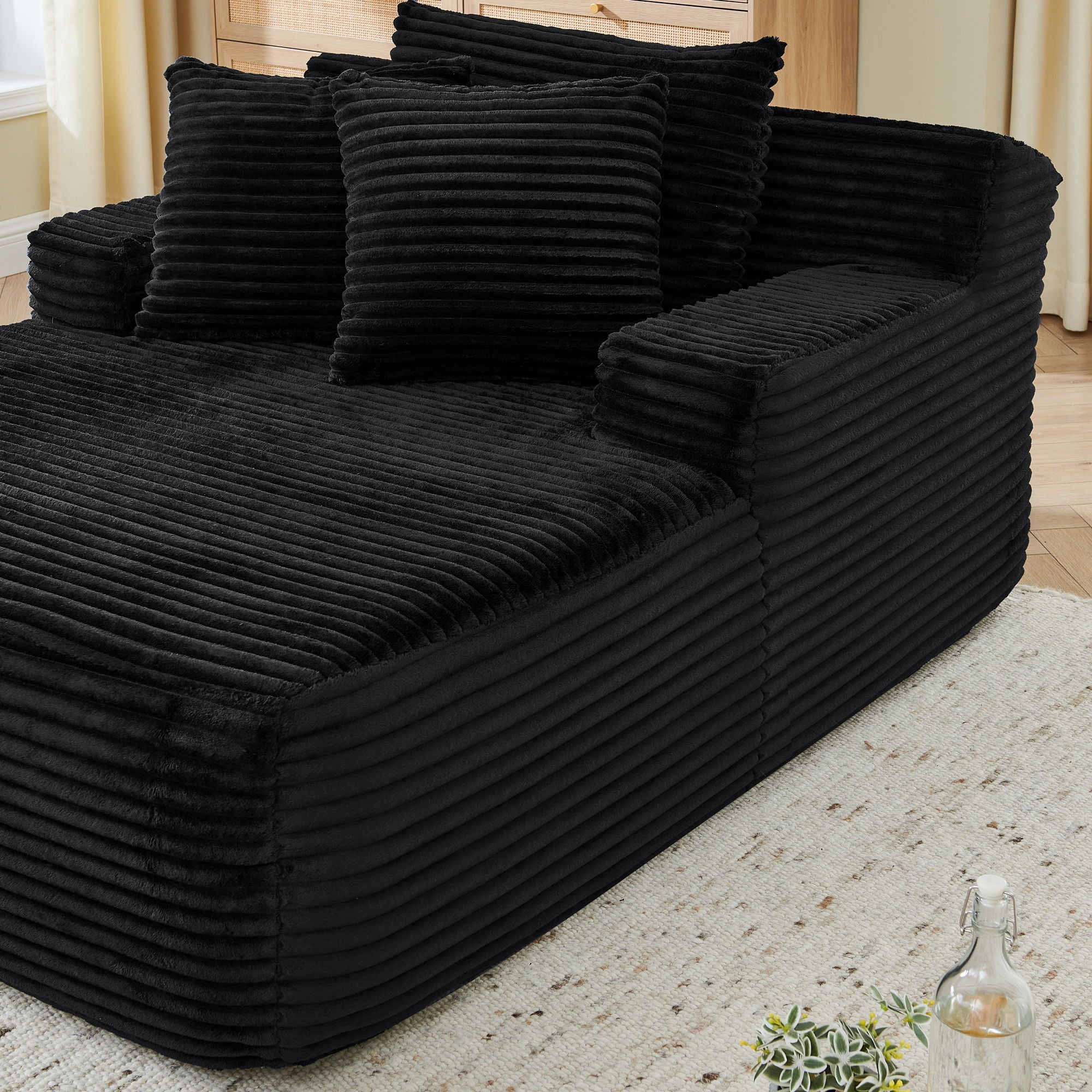 Modern Single Lazy Sofa Lounge Chair With High Density Foam