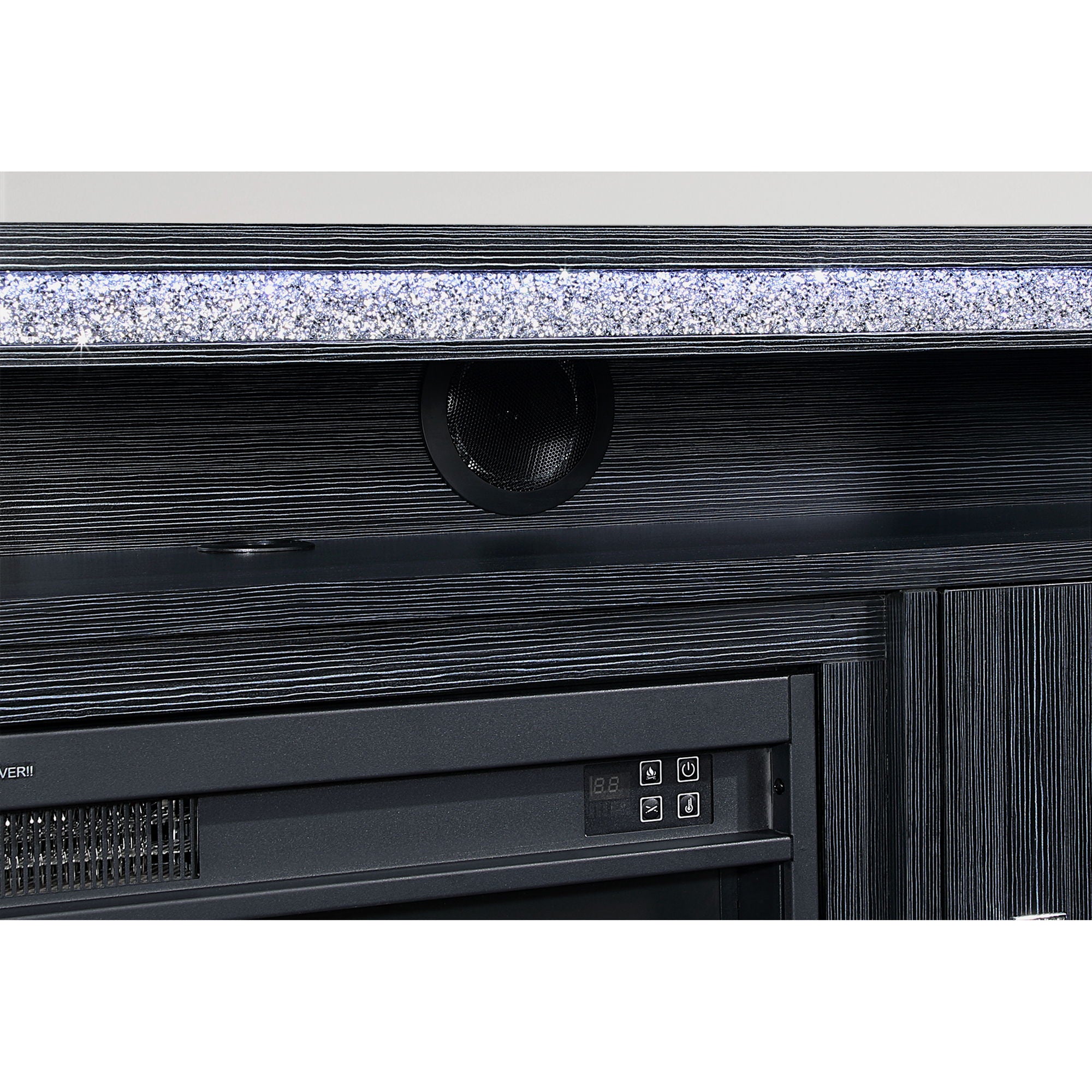 Almera - Fireplace With Adjustable Temperature And LED Options