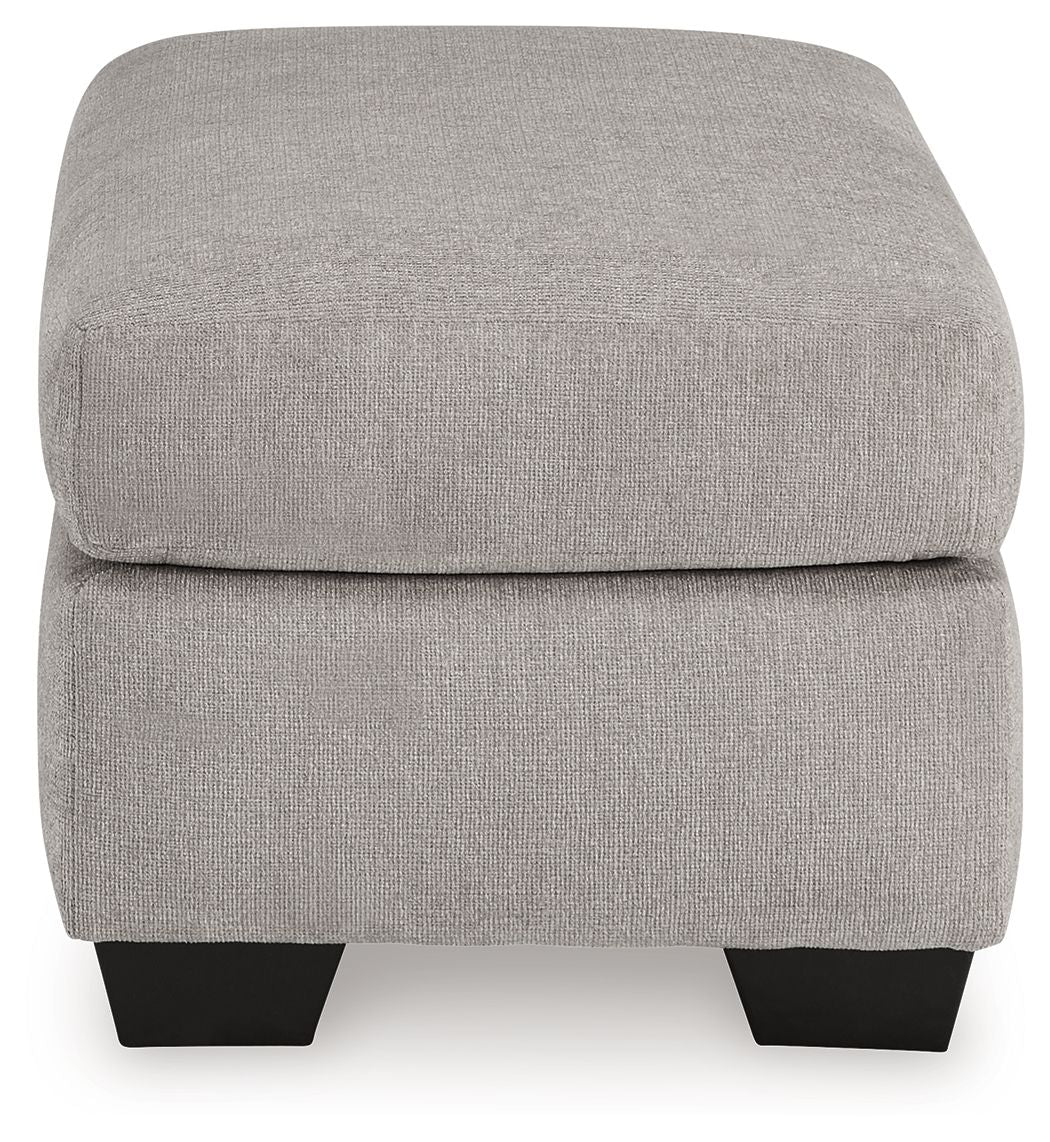 Signature Design by Ashley® Avenal Park - Flannel - Ottoman | Meri Furniture