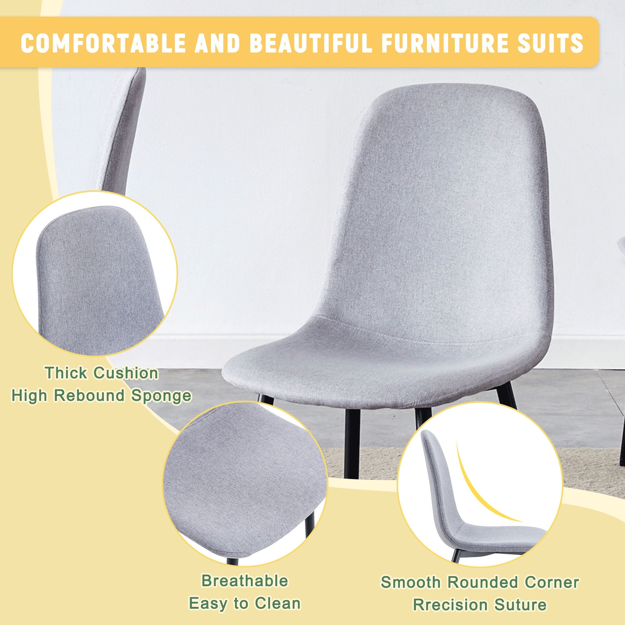 Combined Spoon Chairs, Perfectly Matching Minimalist And Scandinavian Style