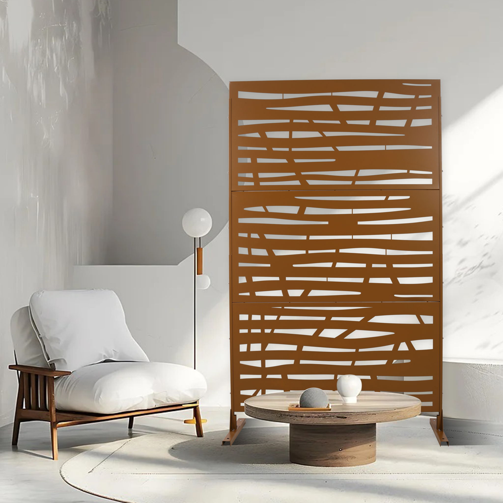 Outdoor & Indoor Privacy Screen Metal Privacy Screen