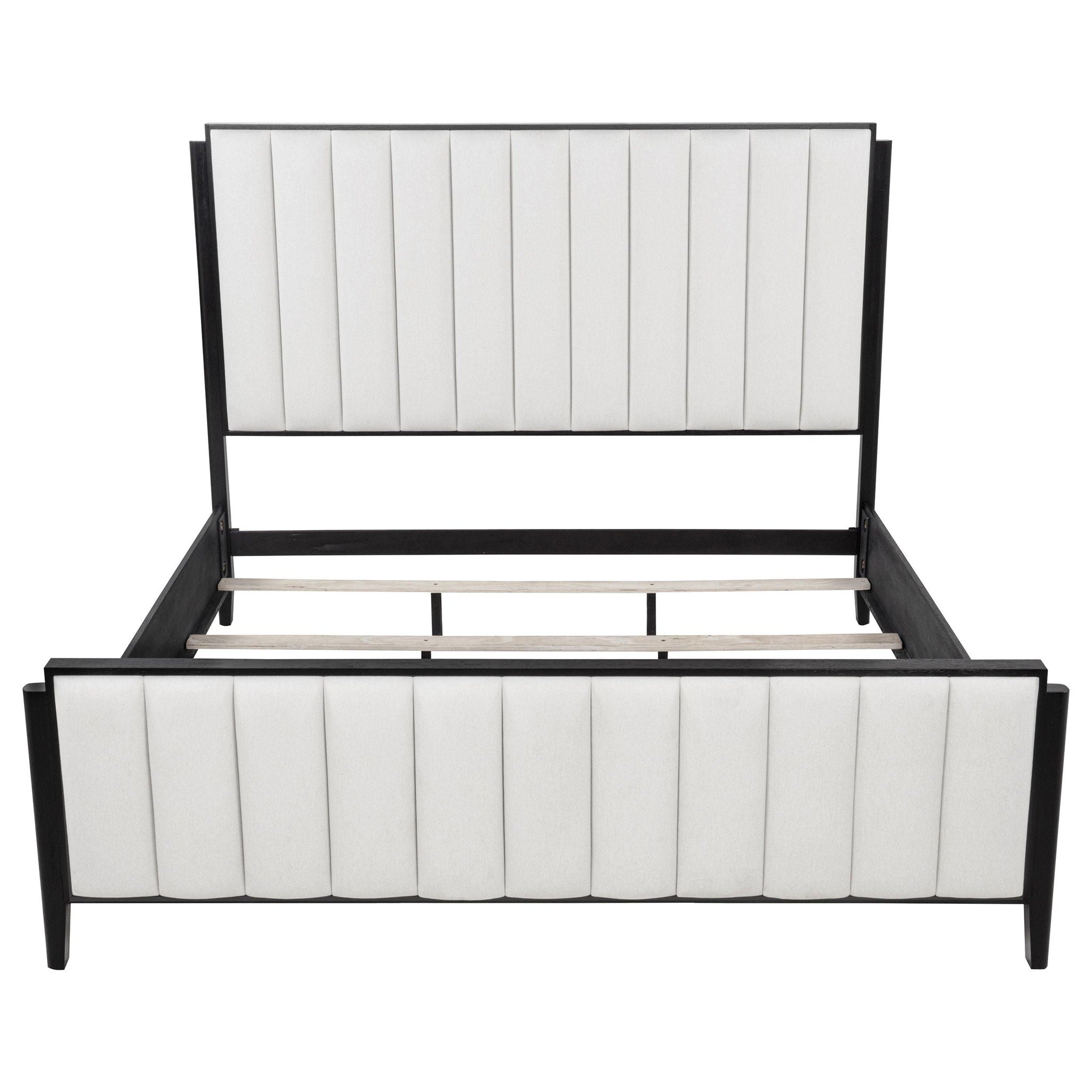 Brookmead 60-inch Upholstered Eastern King Bed Black