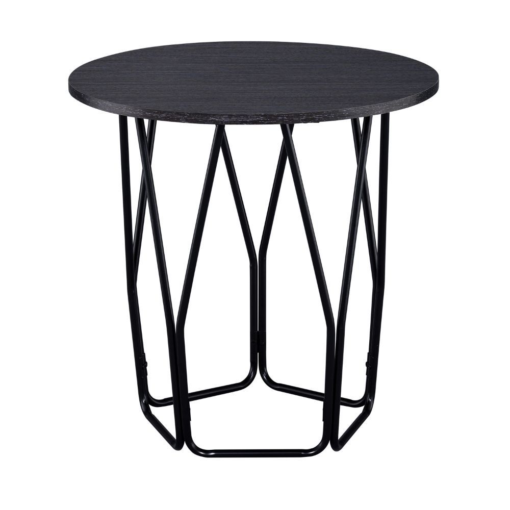 ACME Sytira - End Table - Espresso & Black | Meri Furniture