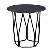 ACME Sytira - End Table - Espresso & Black | Meri Furniture
