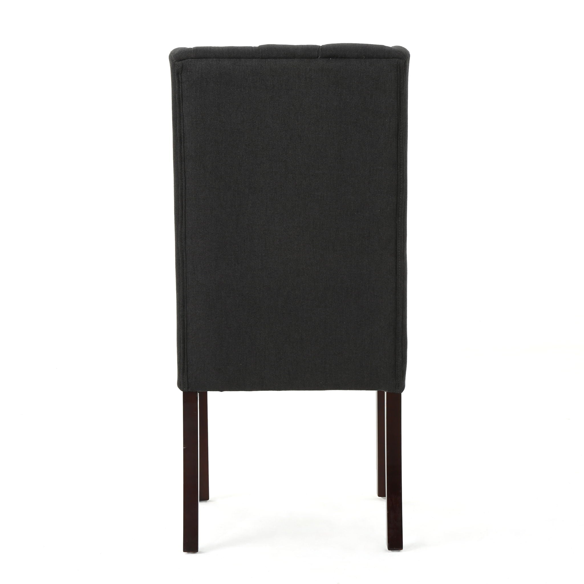 Sophisticated Tufted Dining Chair With High Back Design