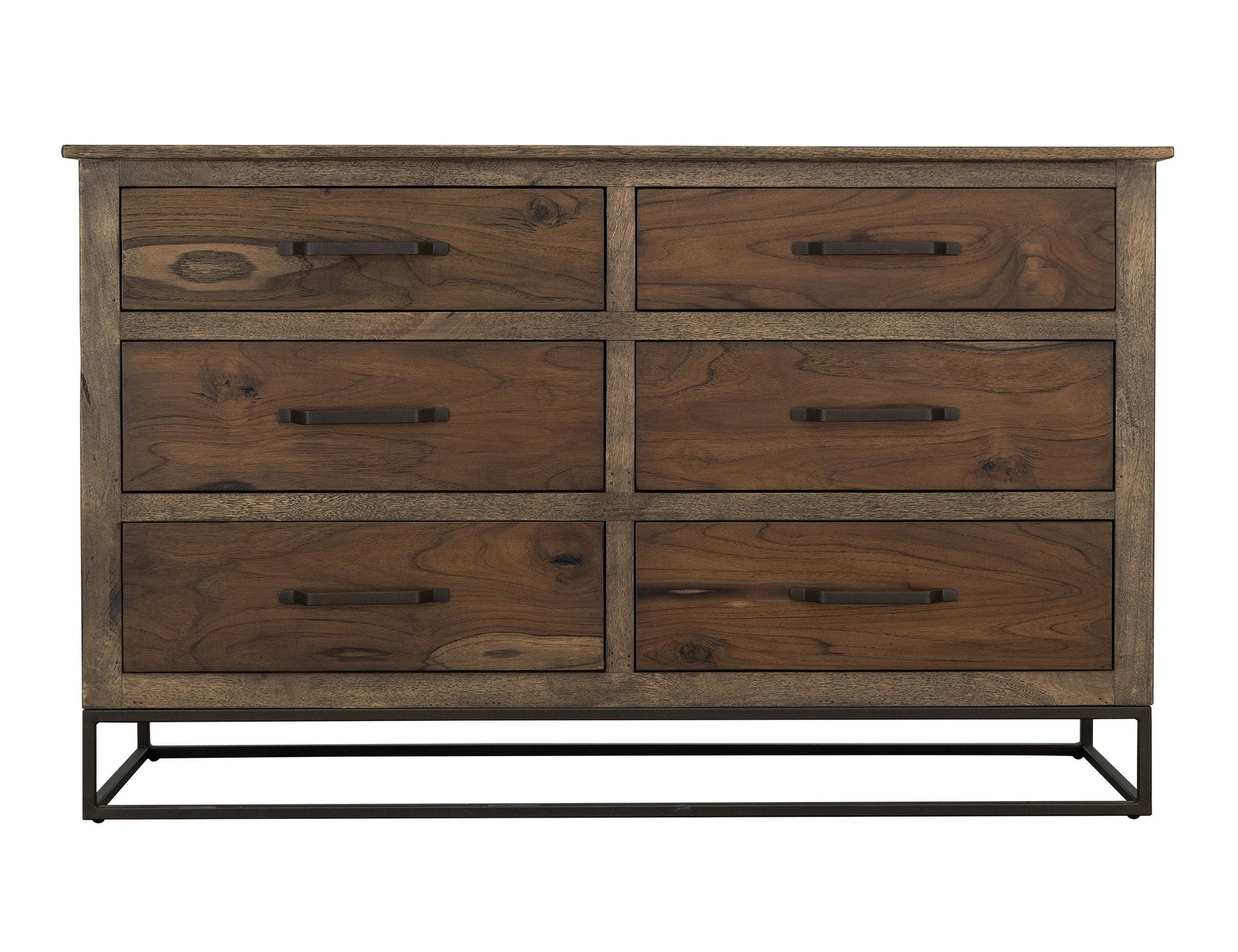 International Furniture Direct Natural Teca - Dresser - Brown | Meri Furniture