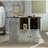 ACME Brancaster - Bar Table - Marble & Aluminum | Meri Furniture