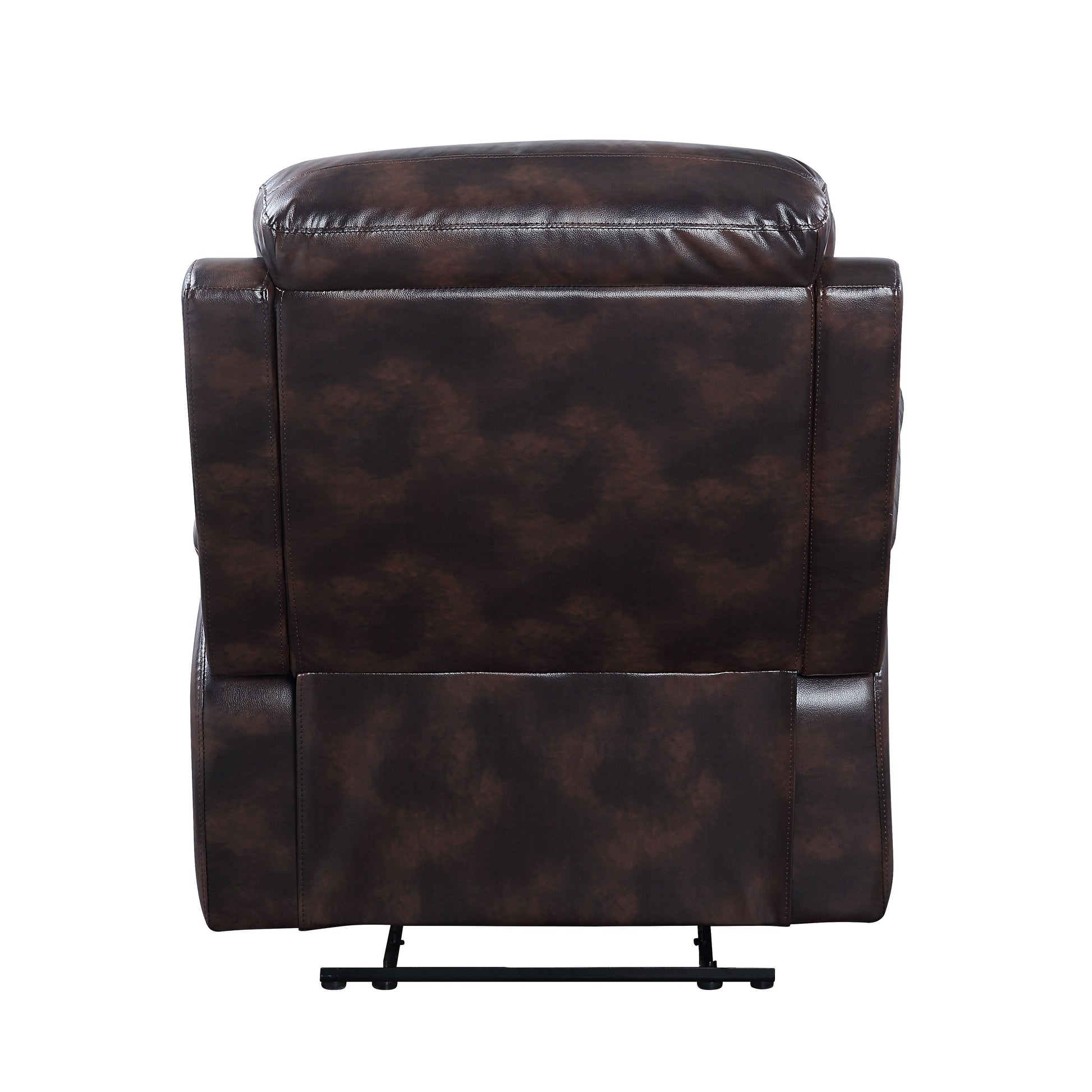 ACME Perfiel - Recliner - 2 Tone Dark Brown Top Grain Leather | Meri Furniture