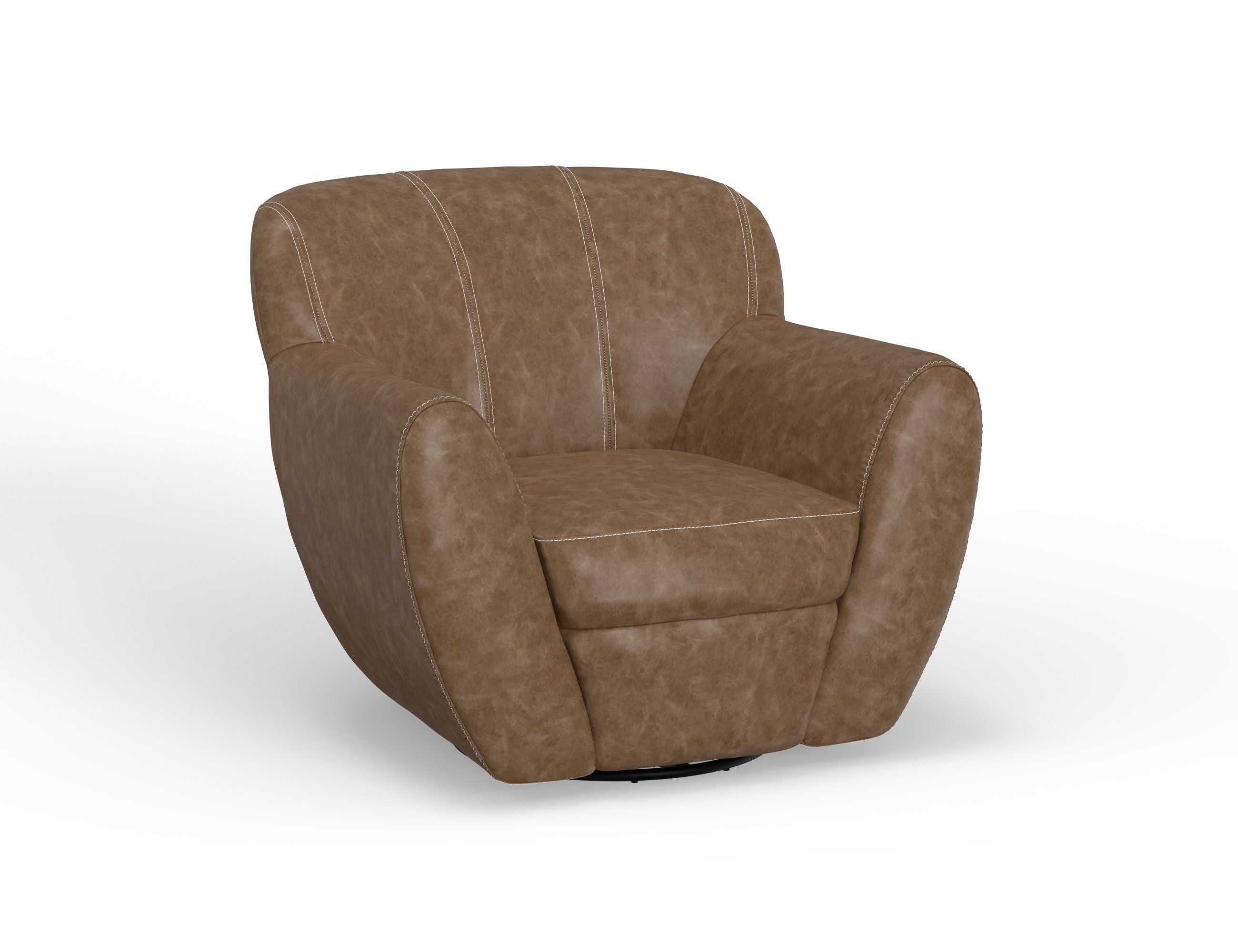 International Furniture Direct Tamesis - Armchair - Dark Brown | Meri Furniture