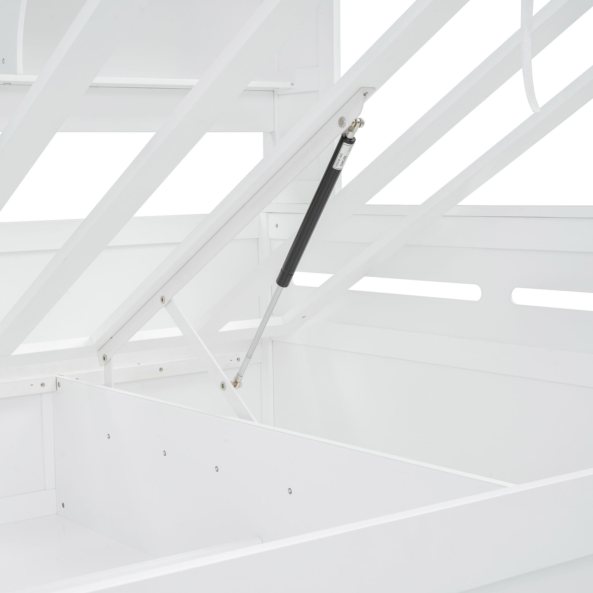 Daybed With All-In-One Cabinet And Shelf