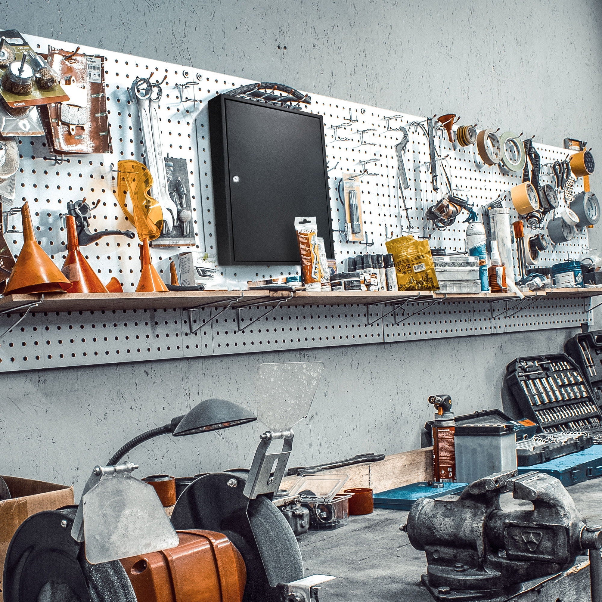 Adjustable Key Cabinet With Lock