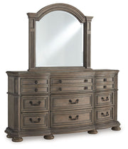 Signature Design by Ashley® Ardenfield - Light Brown - Dresser And Mirror | Meri Furniture