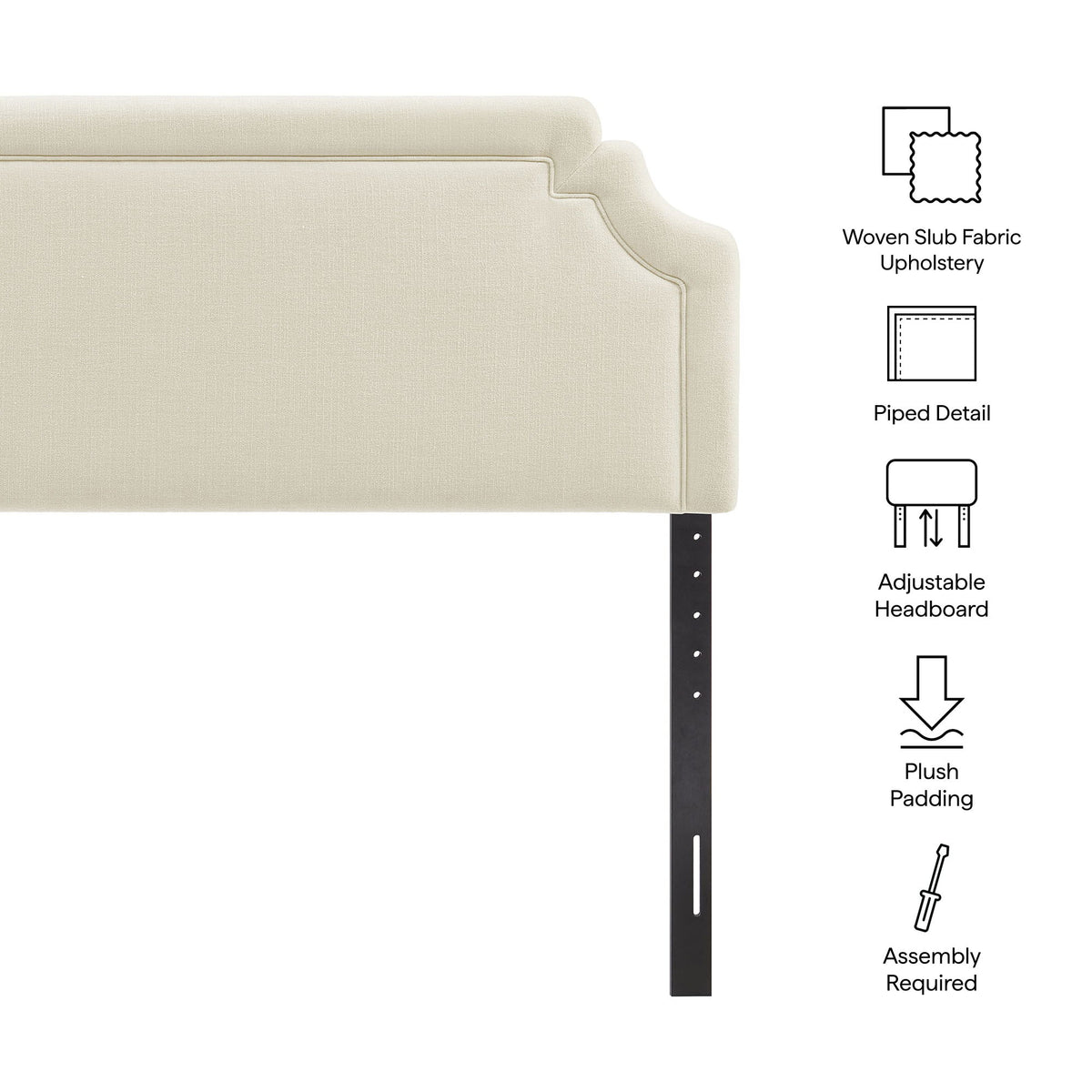 Magnolia Upholstered Fabric Full Size Headboard by Modway
