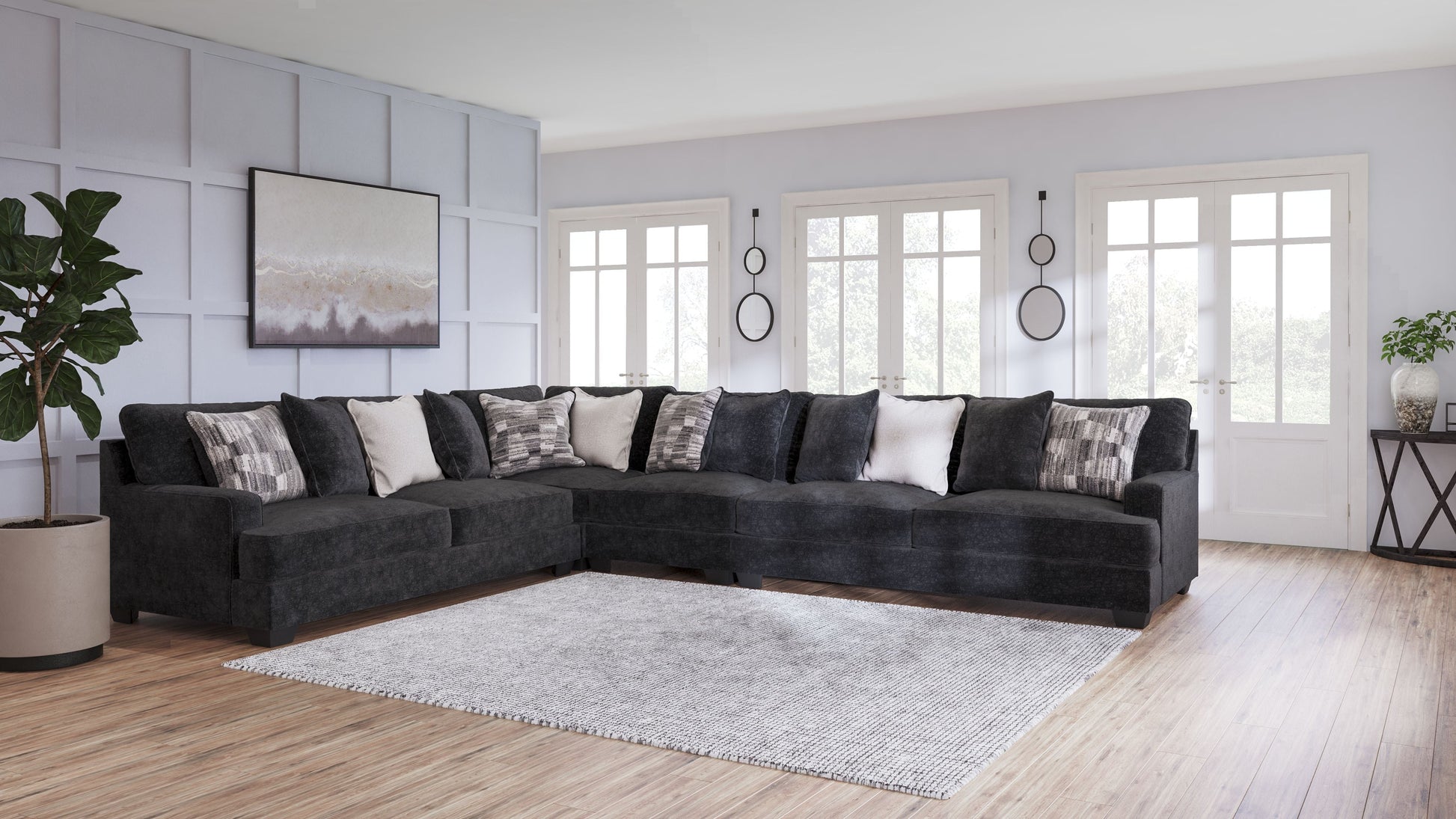Signature Design by Ashley® Lavernett - Sectional | Meri Furniture