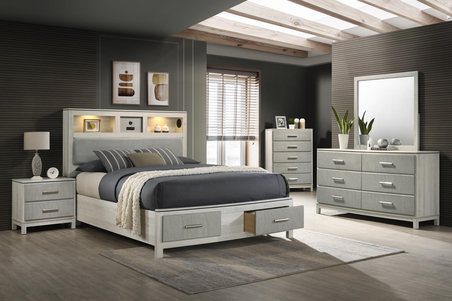 B261 - Bed With Speaker & LED