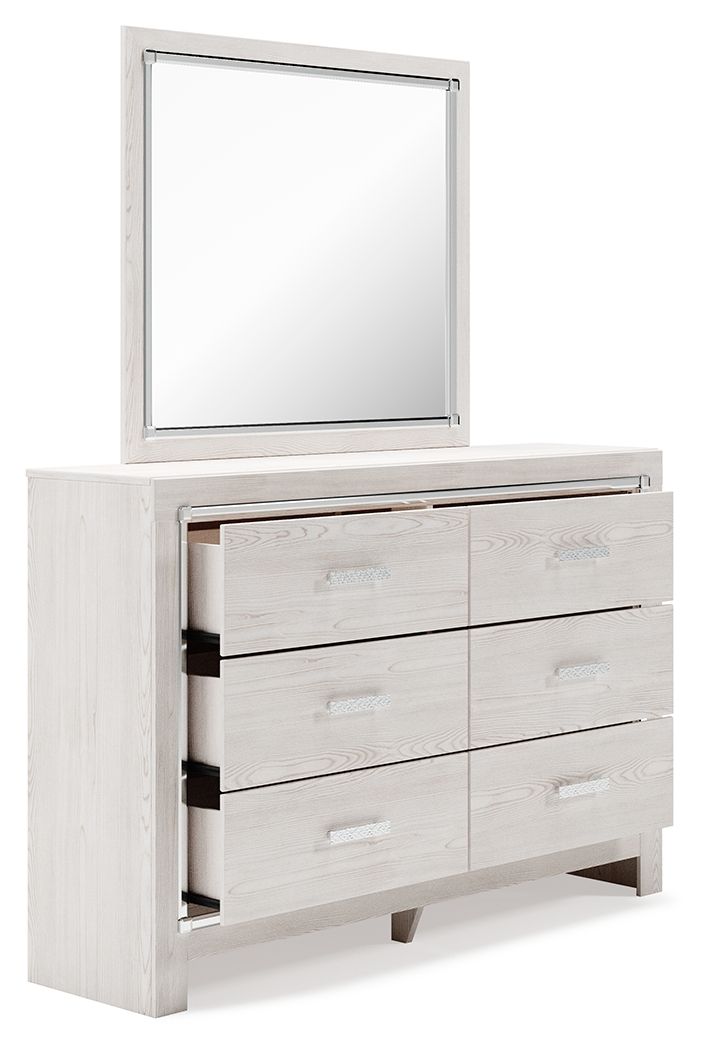 Ashley Furniture Altyra - Dresser, Mirror | Meri Furniture