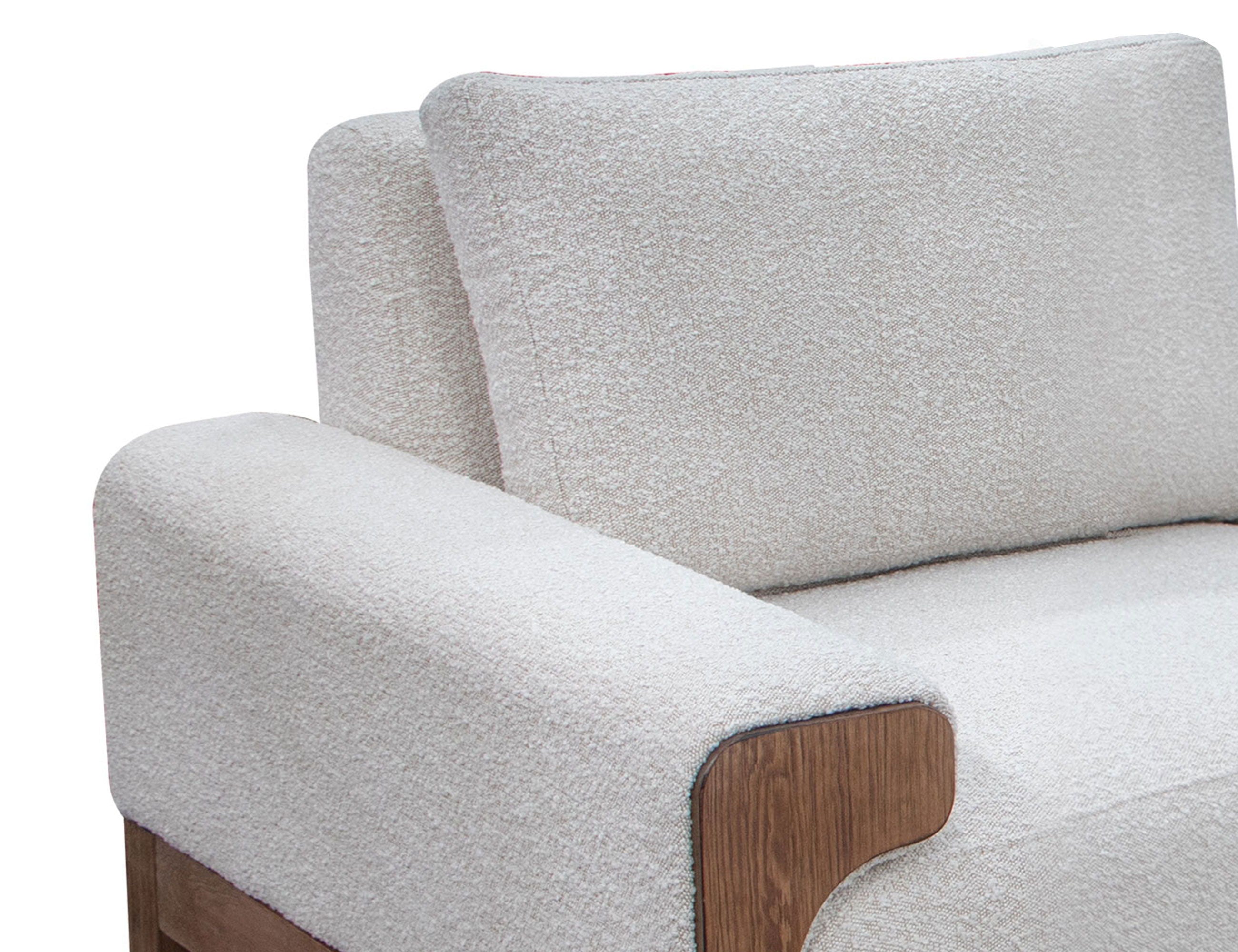 International Furniture Direct Sedona - Loveseat - Light Cream | Meri Furniture