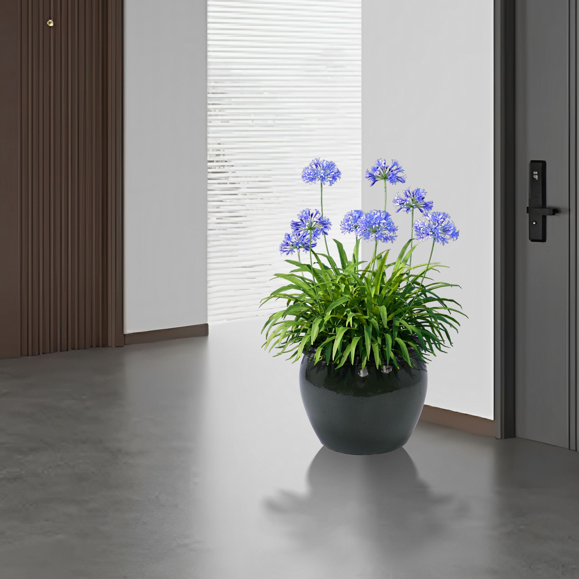 3 Pieces Ceramic Flowerpot, Planter For Patio, Garden Or Windowsills